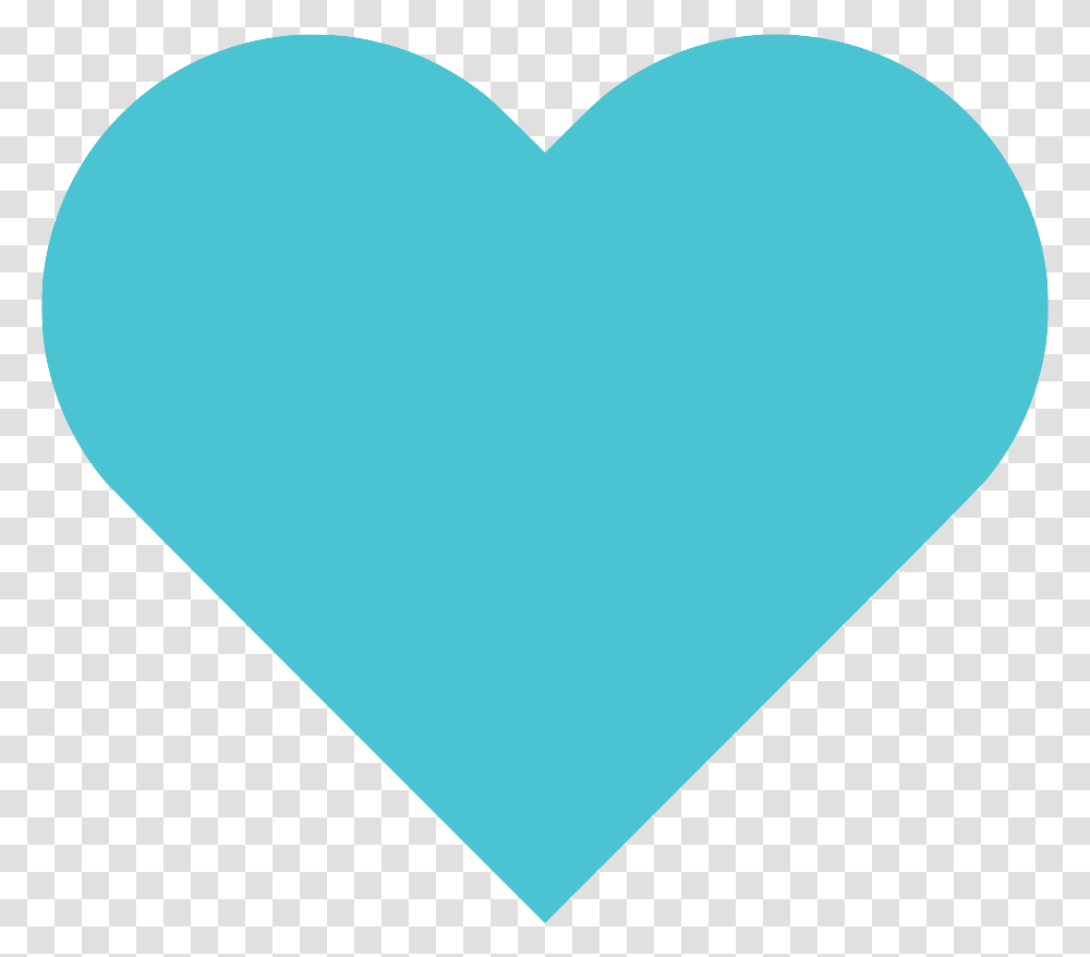 Blue Heart, Balloon, Cushion, Pillow Transparent Png