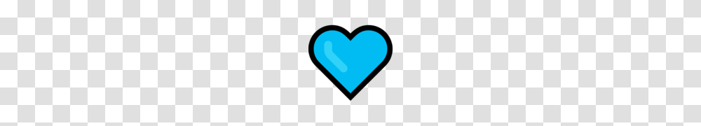 Blue Heart Emoji, Business Card, Paper, Cushion Transparent Png