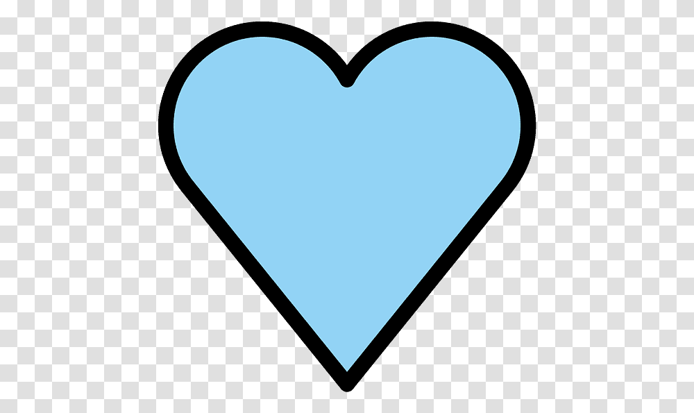 Blue Heart Emoji Clipart Heart, Balloon, Pillow, Cushion Transparent Png