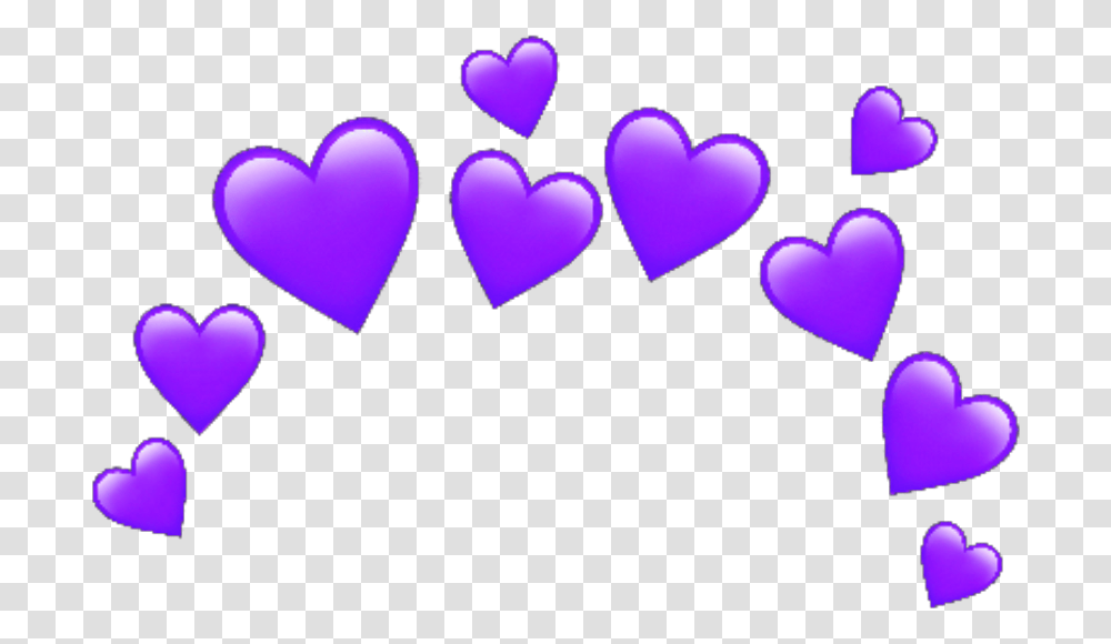 Blue Heart Emoji Crown, Cushion, Pillow Transparent Png