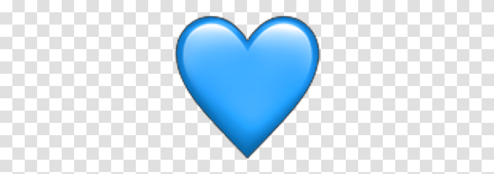 Blue Heart Emoji Iphone Freetoedit Heart, Balloon, Pillow, Cushion Transparent Png