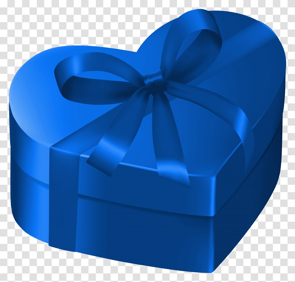 Blue Heart Gift Box Clipart Image Gallery Yopriceville Gift Transparent Png