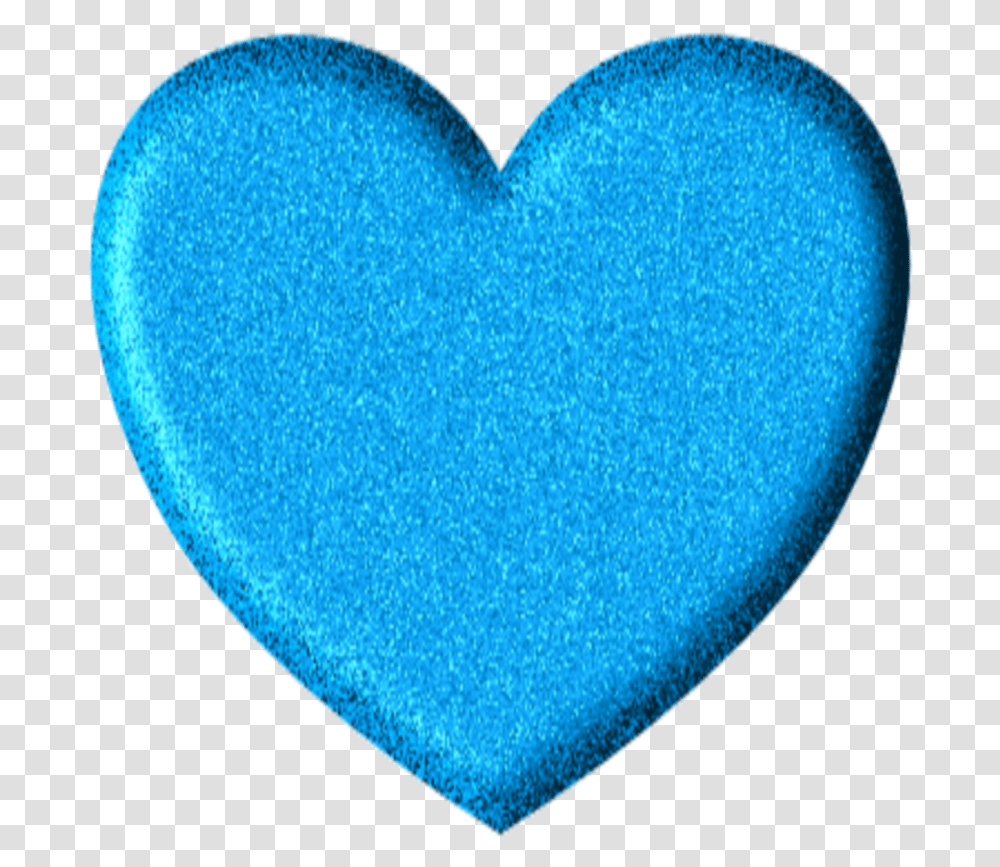 Blue Heart Glitter Blue Glitter Heart Gif, Rug, Cushion, Pillow, Interior Design Transparent Png