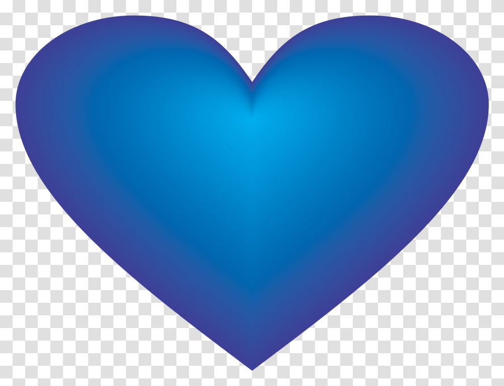 Blue Heart Heart, Balloon, Cushion Transparent Png