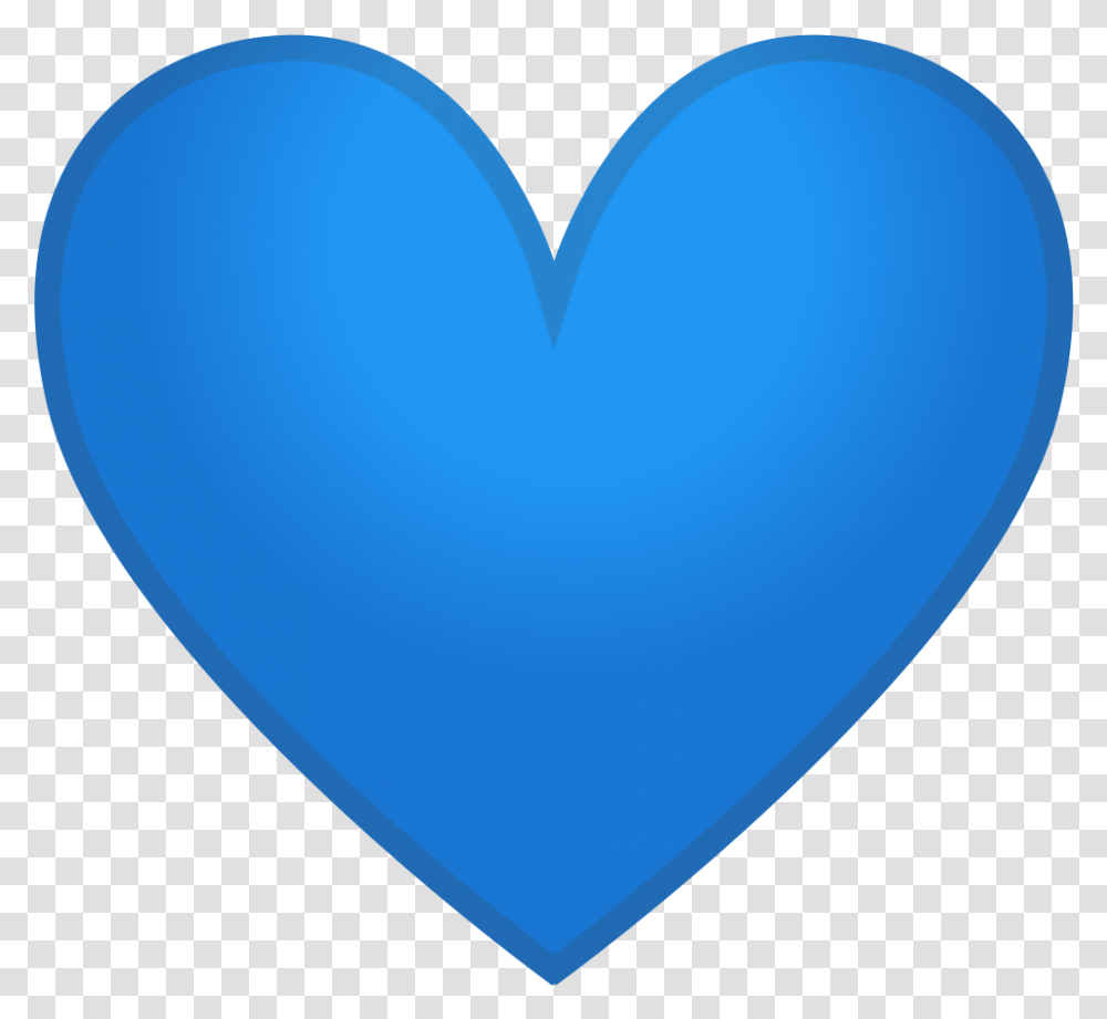 Синее сердце смайлик