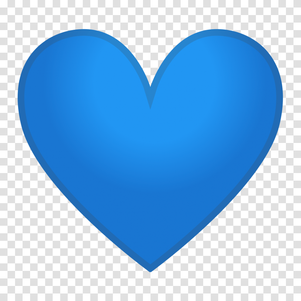 Blue Heart Icon Noto Emoji People Family Love Iconset Google, Balloon, Pillow, Cushion Transparent Png
