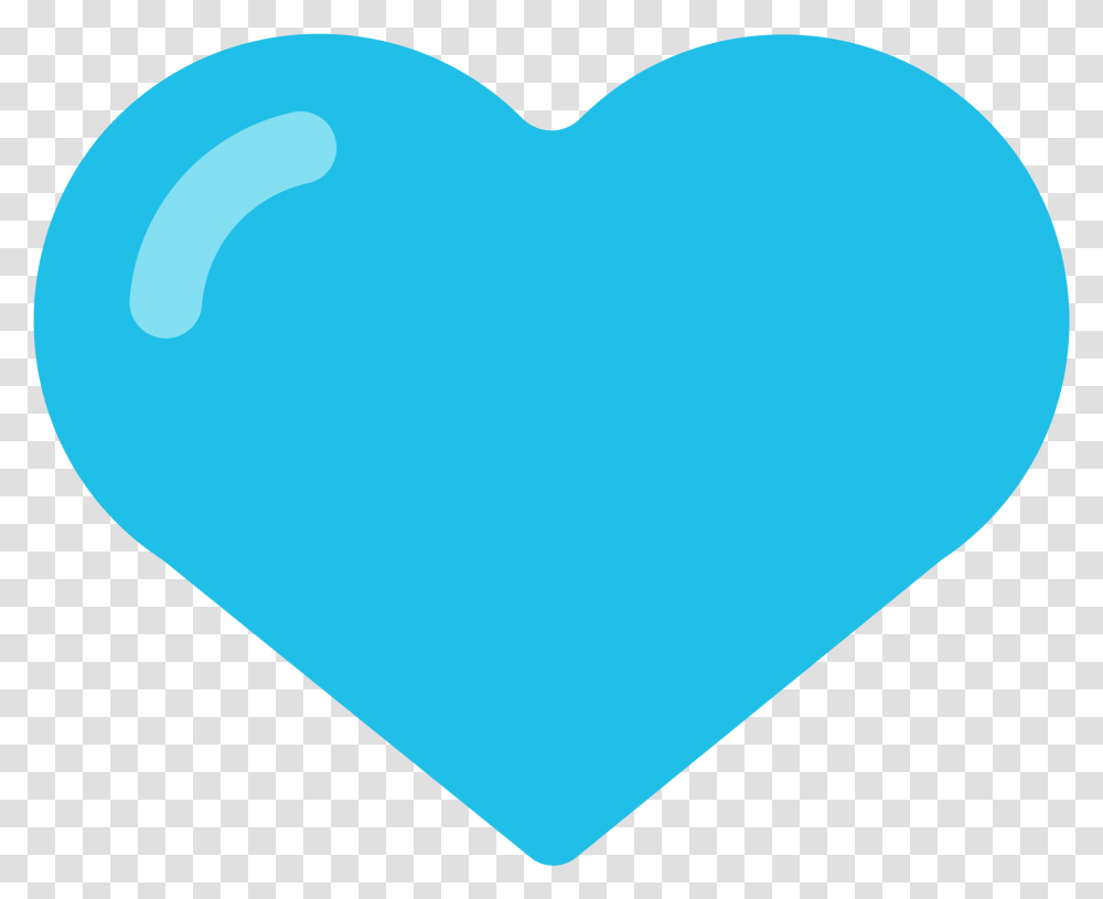 Blue Heart Id 7966 Emojicouk Blue Love Heart, Pillow, Cushion, Balloon, Mousepad Transparent Png