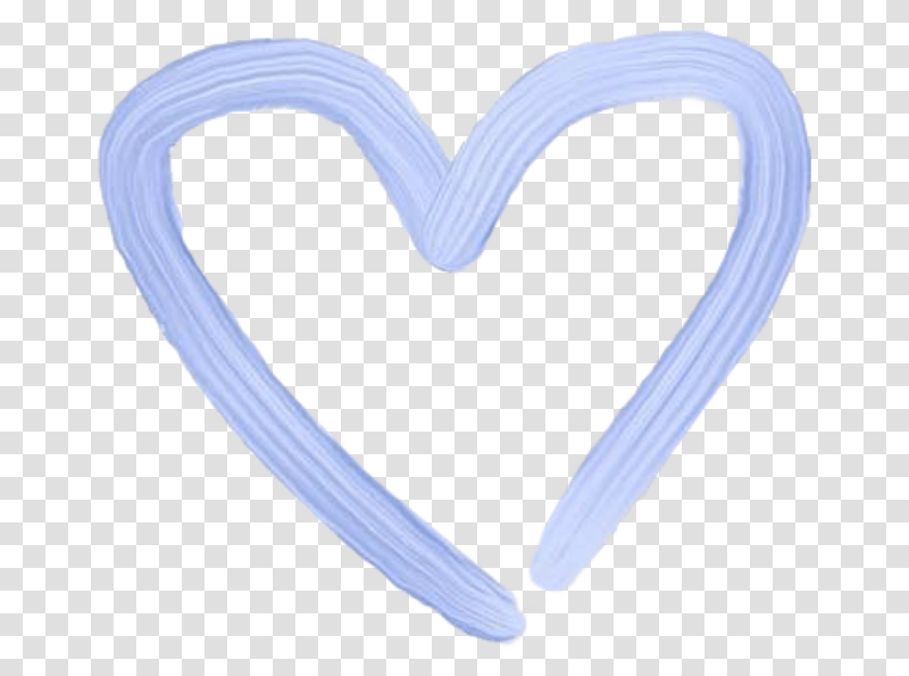 Blue Heart Tint Paint Aesthetic Draw Blue Heart Draw Transparent Png