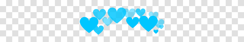 Blue Hearts And Overlay Image Blue Hearts Over Head, Hand, Outdoors Transparent Png