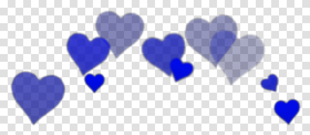 Blue Hearts Crown, Silhouette, Alphabet Transparent Png