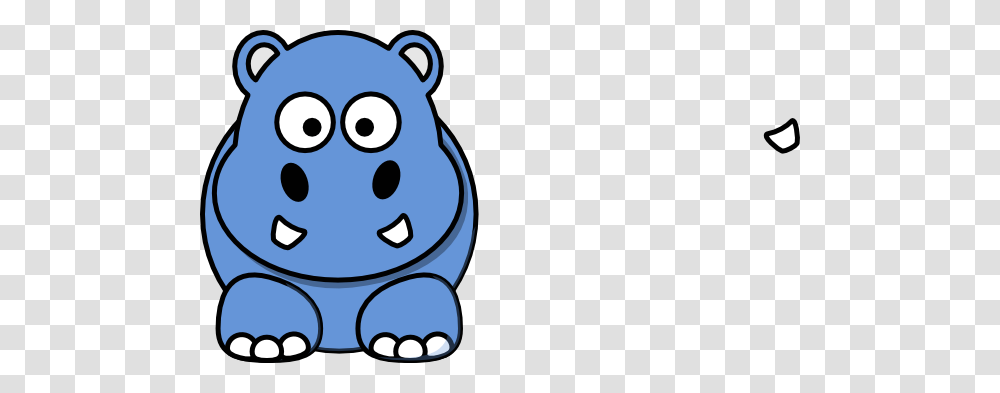 Blue Hippo Animated Clip Art, Figurine, Mammal, Animal, Beaver Transparent Png