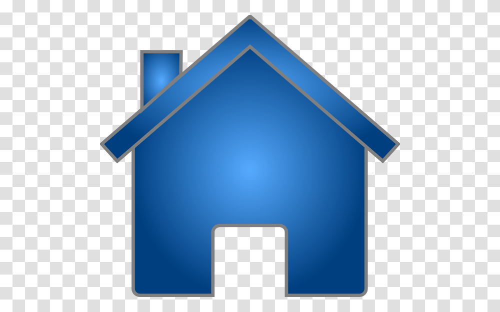 Blue Home Clip Art, Building, Mailbox, Label Transparent Png
