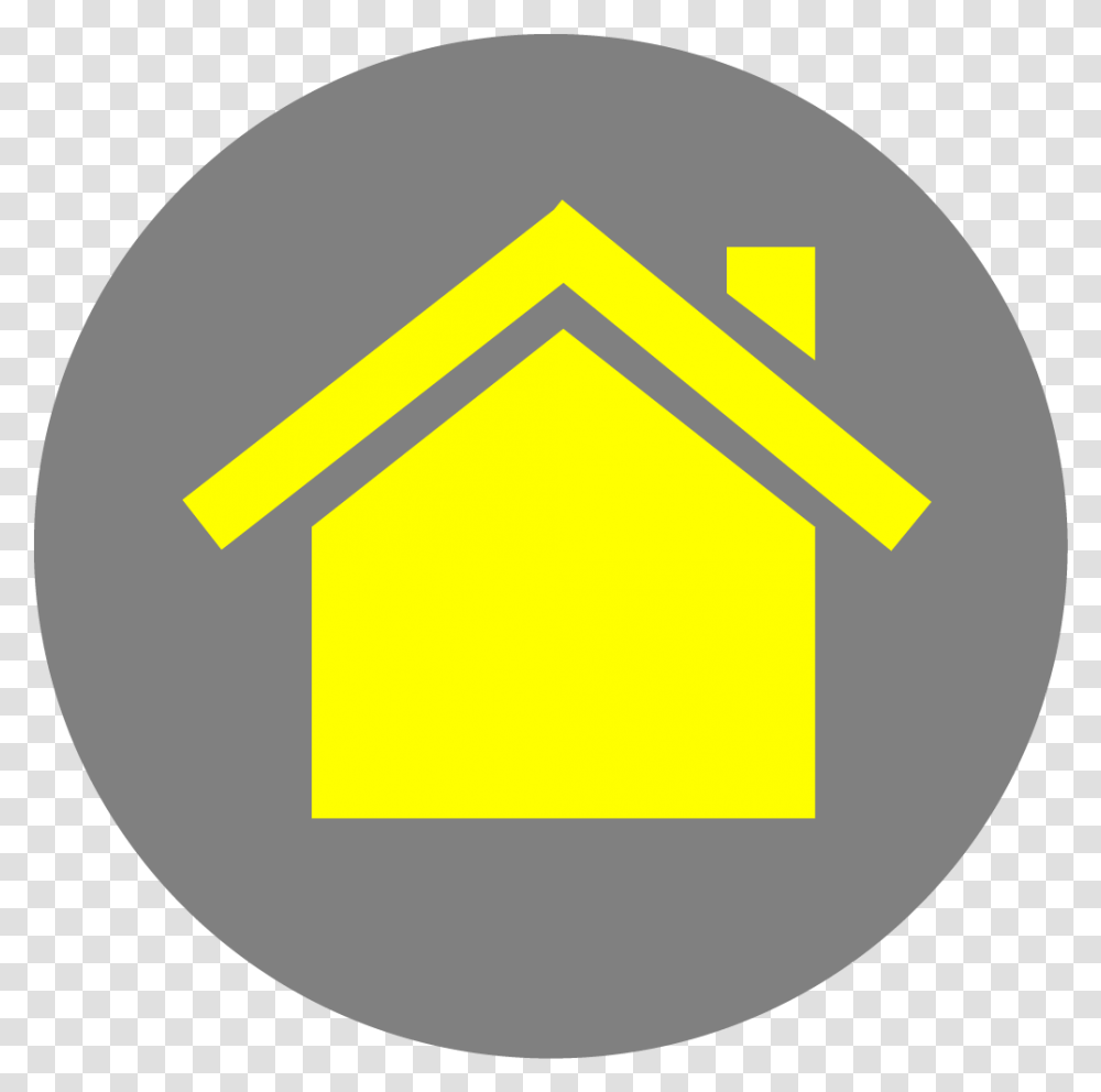 Blue Home Icon, Sign Transparent Png
