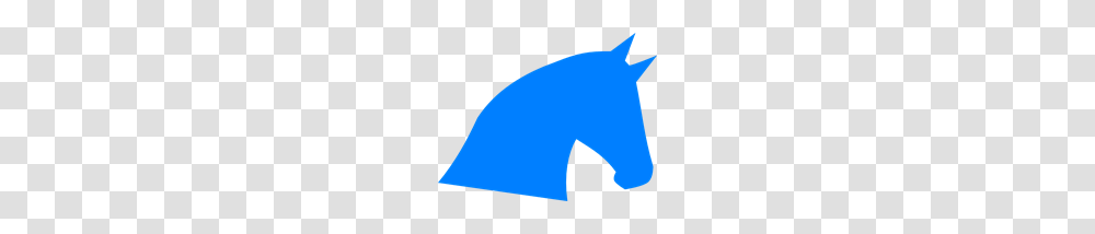 Blue Horse Head Silhouette Clip Art For Web, Mammal, Animal, Outdoors, Nature Transparent Png