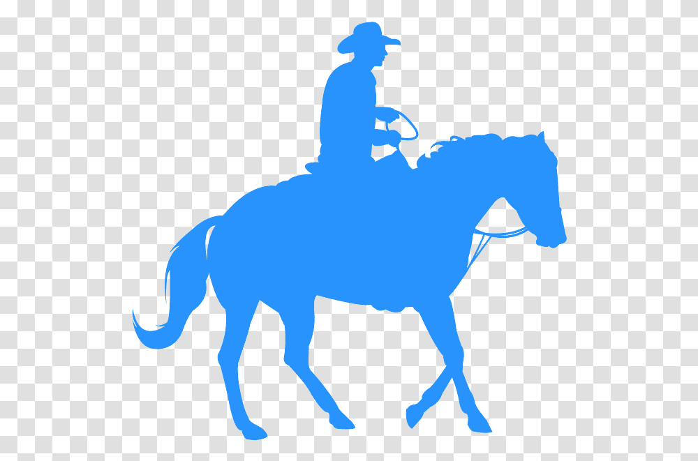 Blue Horse With Jockey, Silhouette, Mammal, Animal, Person Transparent Png