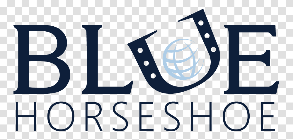 Blue Horseshoe Logo, Alphabet, Number Transparent Png