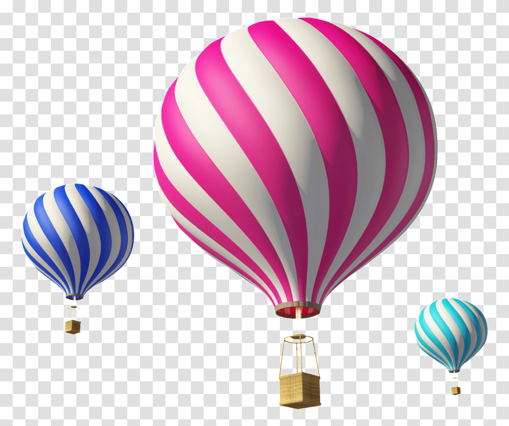 Blue Hot Air Balloon, Aircraft, Vehicle, Transportation Transparent Png