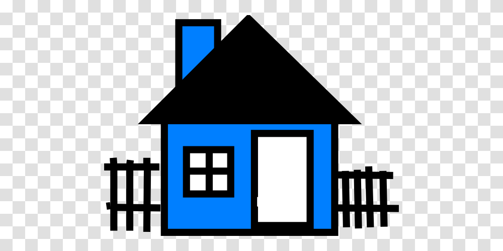 Blue House Clip Art, Housing, Building, Outdoors, Nature Transparent Png