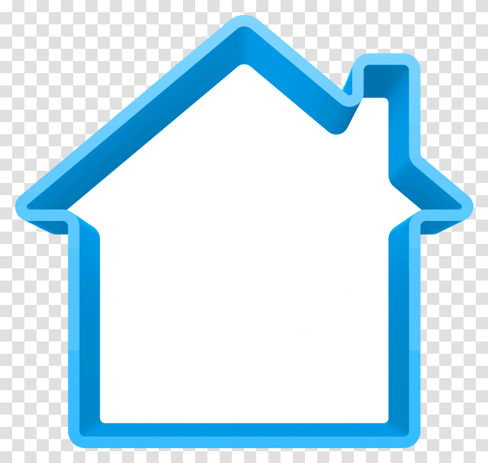 Blue House Outline Bg, Axe, Tool Transparent Png