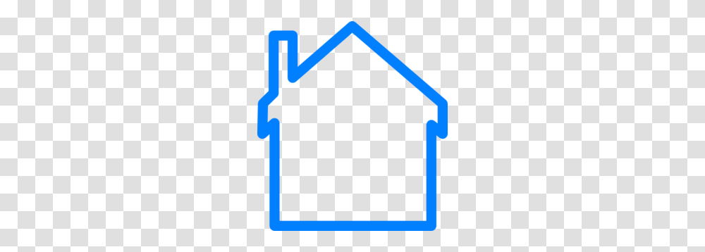 Blue House Outline Clip Art, Cross, Word Transparent Png