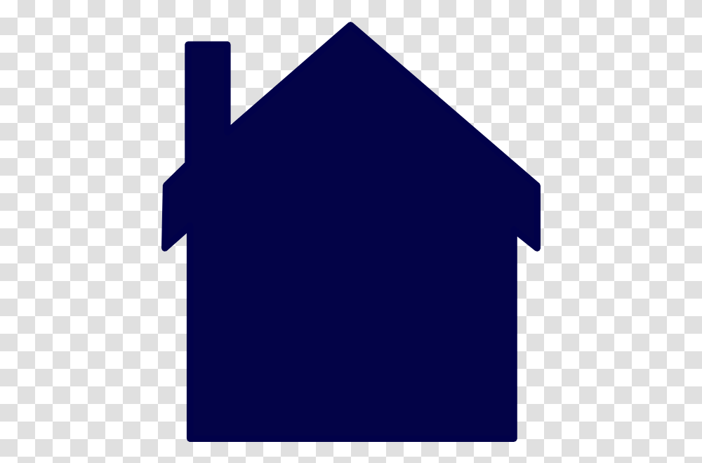 Blue House Outline Clipart Dark Blue House Clipart, Triangle, Outdoors, Sleeve, Clothing Transparent Png