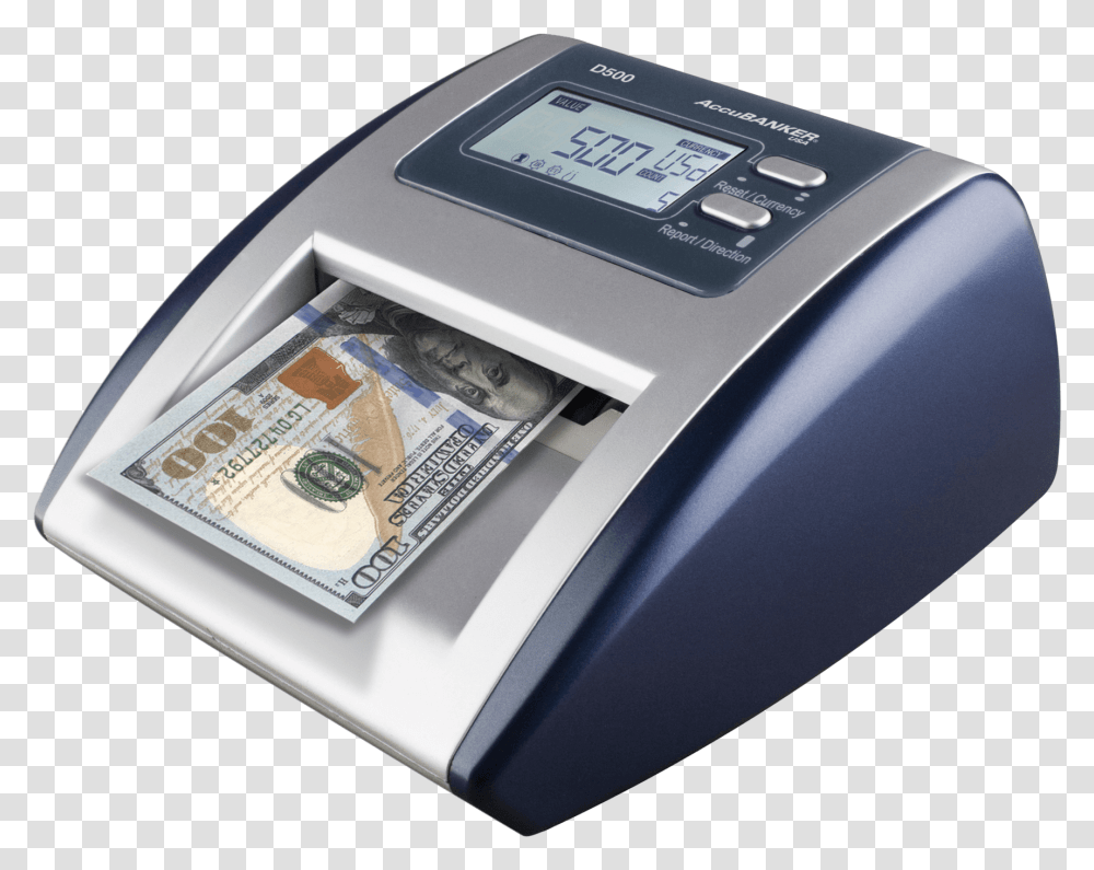 Blue Hundred Counterfeit Money Detection Machine, Printer, Mobile Phone, Electronics, Cell Phone Transparent Png
