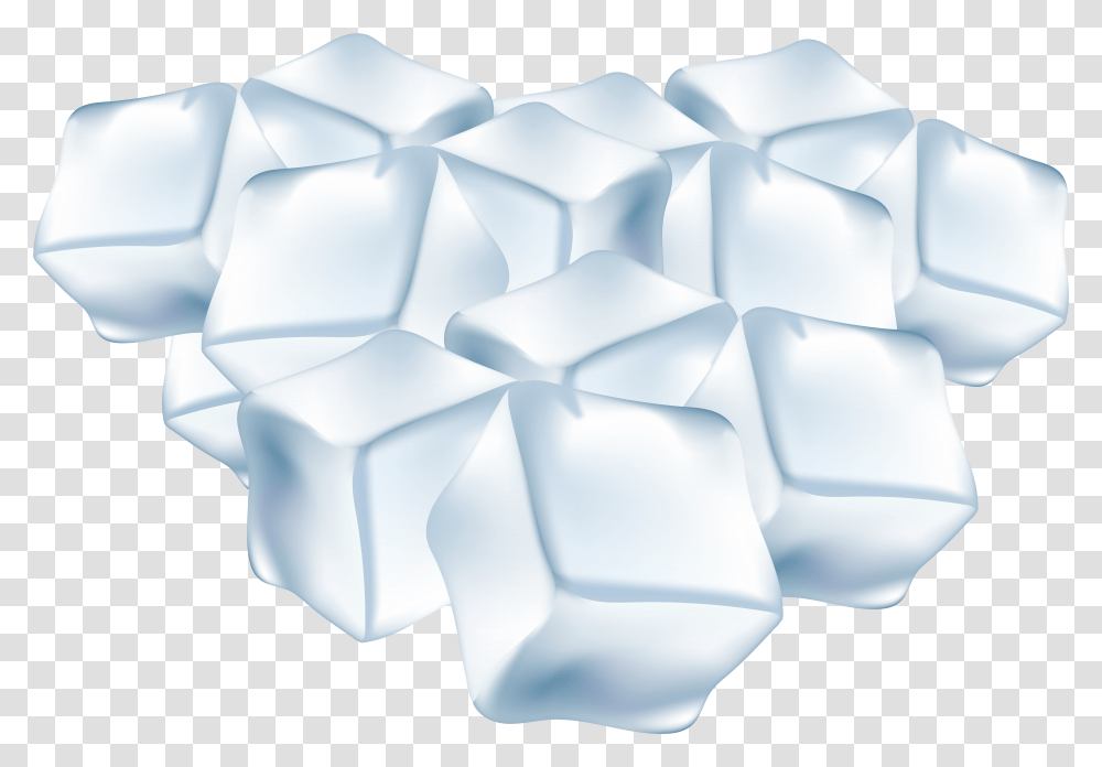 Blue Ice Cube Blocks Clipart Paper Transparent Png