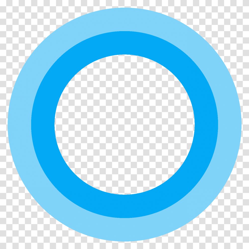 Blue Icon Cortana Windows 10, Number, Label Transparent Png