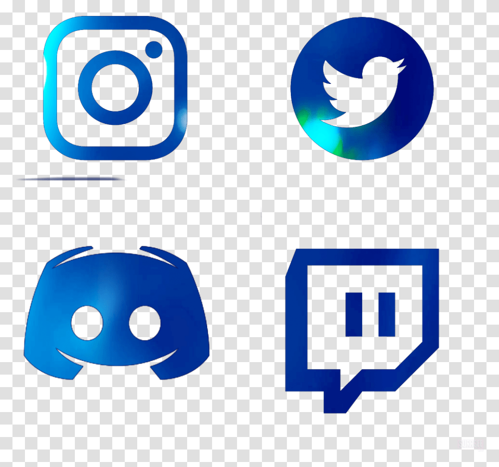 Blue Icons Includes Youtube Outro Social Media, Bird, Animal Transparent Png