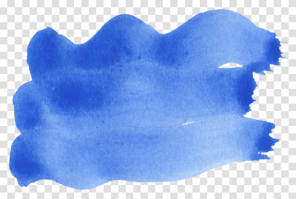 Blue Ink Paint Brush Download Watercolor Paint, Cushion, Pillow, Mat Transparent Png