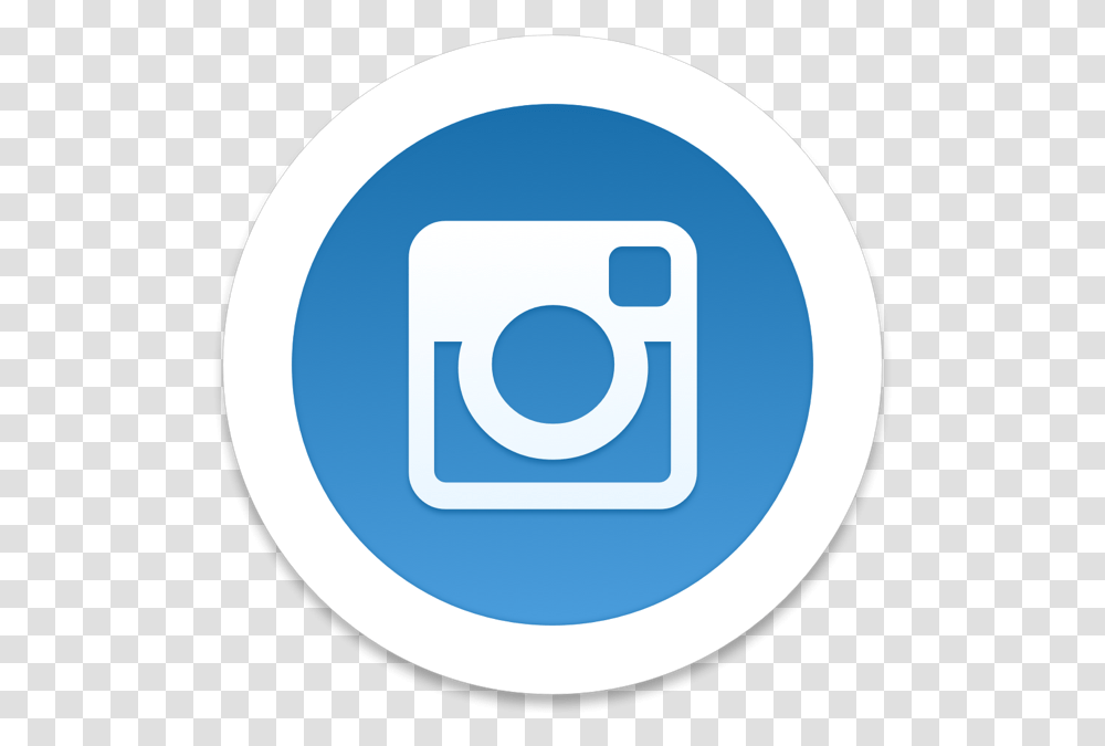 Blue Instagram Icon, Logo, Trademark Transparent Png