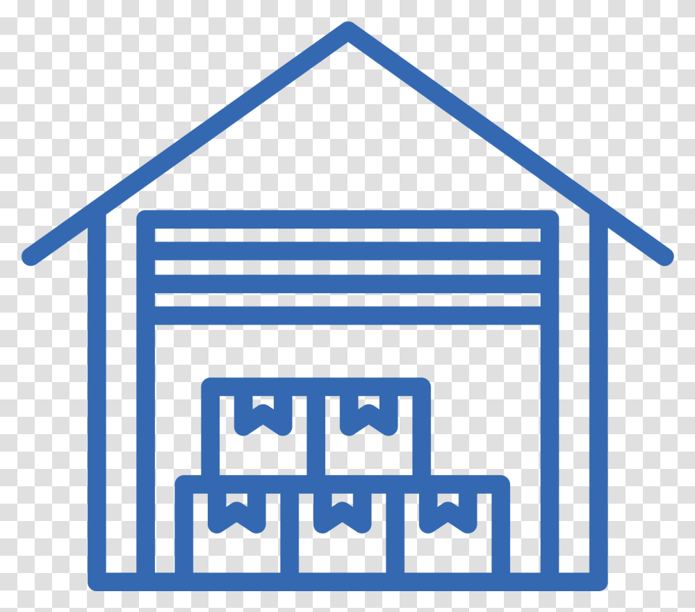 Blue Inventory Icon, Housing, Building, House Transparent Png