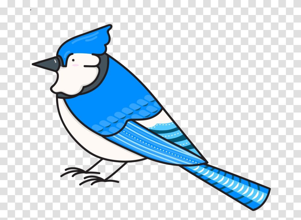 Blue Jay Bird Nerds Stickers Messages Sticker Clipart Jay, Animal, Bluebird Transparent Png