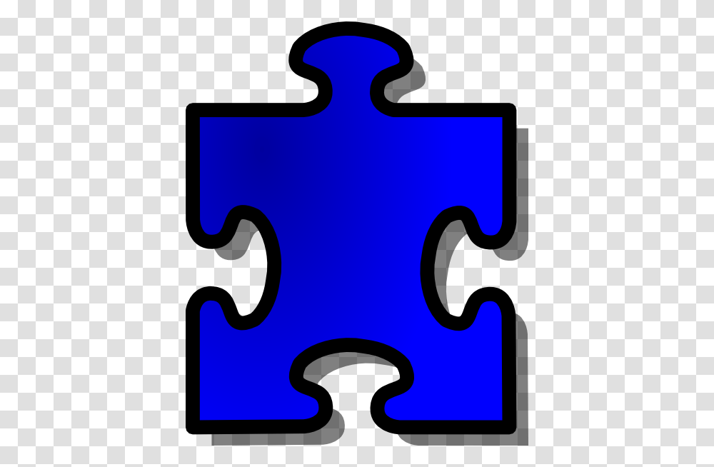 Blue Jigsaw Puzzle Piece Clip Art, Game, Cow, Cattle, Mammal Transparent Png