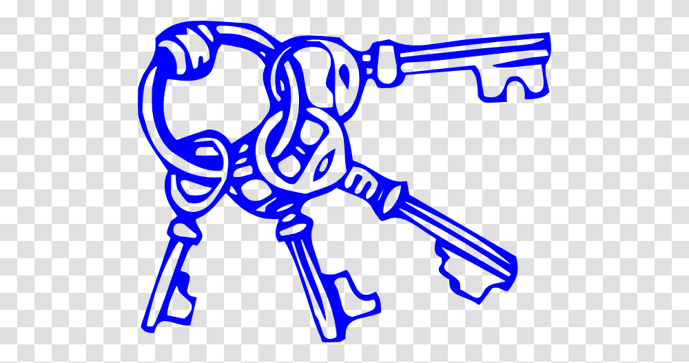 Blue Key Ring Clip Art, Gun, Weapon, Weaponry, Knot Transparent Png
