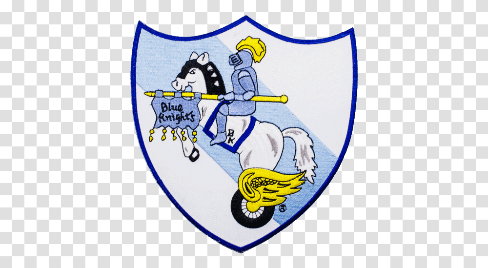 Blue Knights Center Patch Cartoon, Shield, Armor, Poster, Advertisement Transparent Png