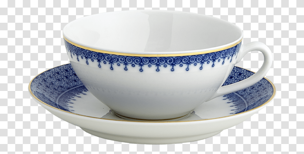 Blue Lace Coup Cup Amp Saucersingle Cup, Bowl, Pottery, Soup Bowl, Coffee Cup Transparent Png