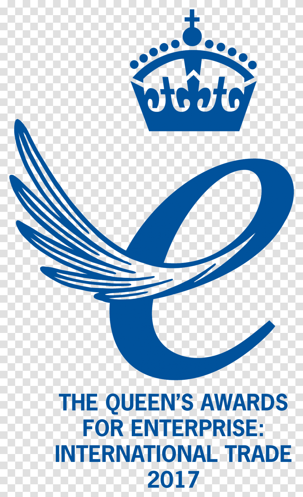 Blue Laser Queen's Award For Enterprise 2017, Logo, Trademark Transparent Png