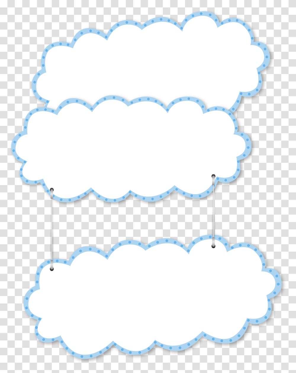 Blue Layout Wallpaper Cartoon Clouds Border Clouds, Animal, Sea Life, Birthday Cake, Dessert Transparent Png