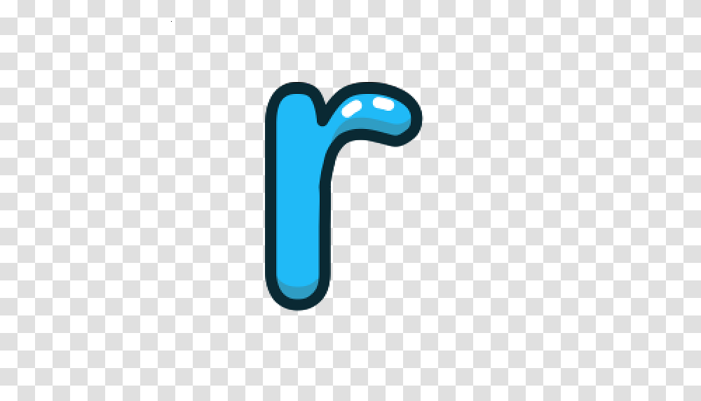 Blue Letter Lowercase R, Word, Number Transparent Png