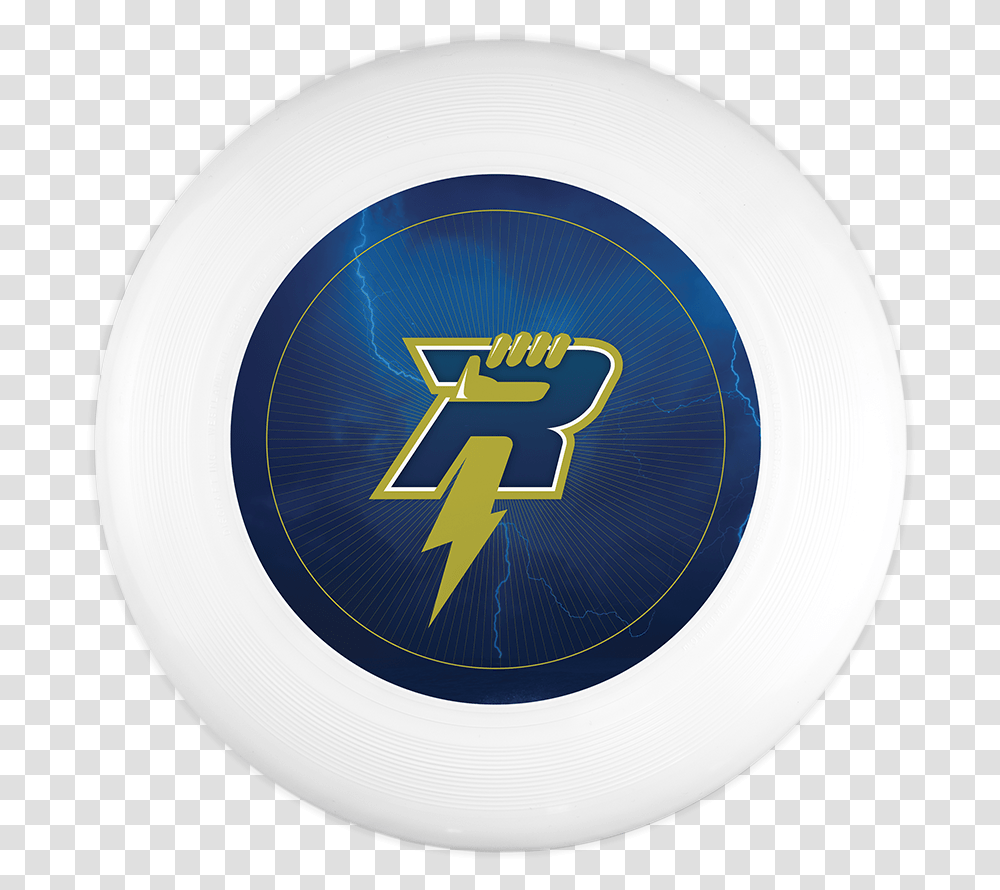 Blue Lightning Bolt Emblem, Frisbee, Toy, Team, Symbol Transparent Png