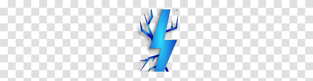 Blue Lightning Bolt Image, Logo, Trademark Transparent Png