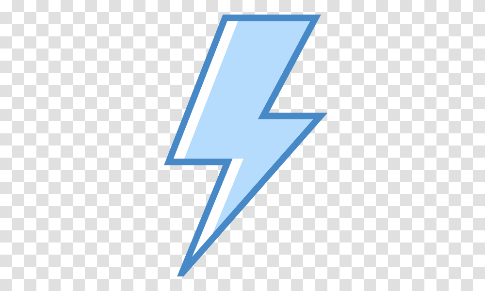 Blue Lightning Bolt Loadtve, Logo, Cross Transparent Png