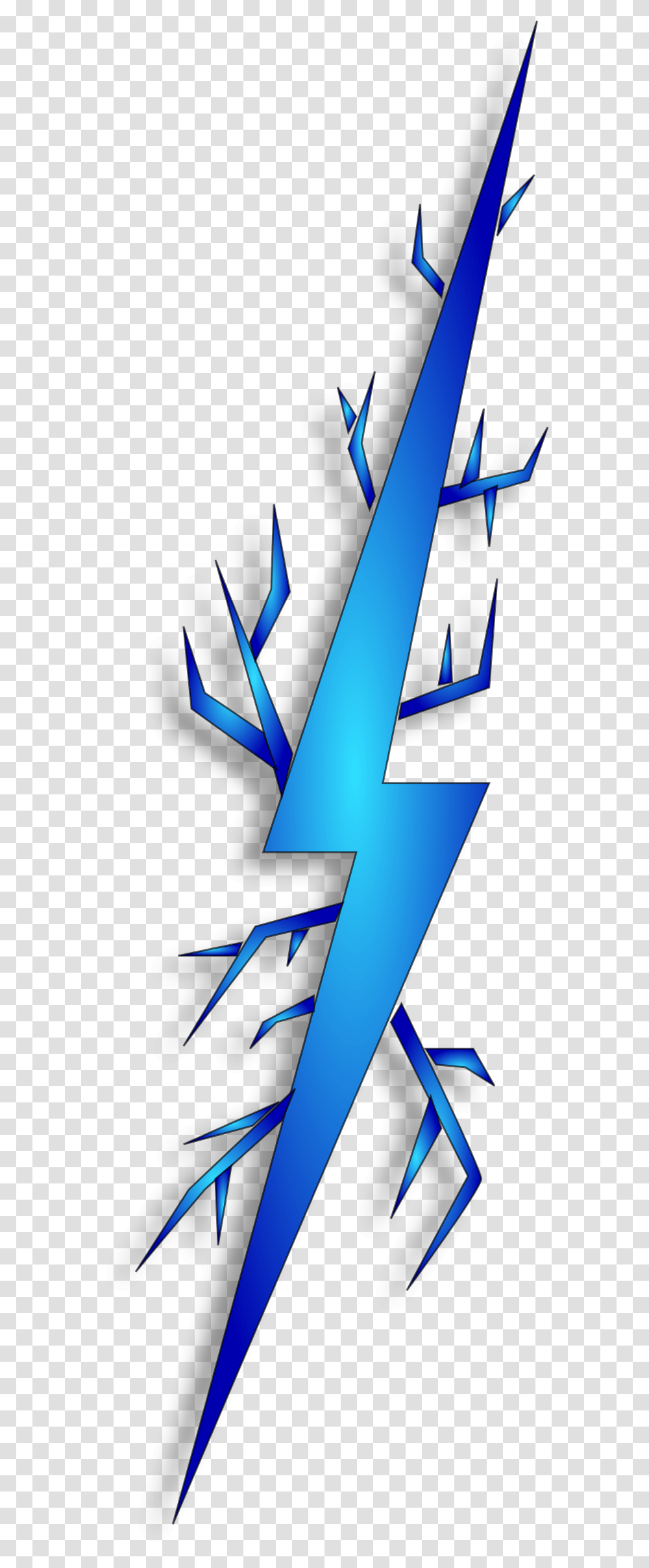 Blue Lightning Bolt, Logo Transparent Png