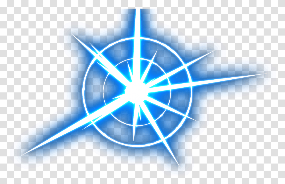 Blue Lightning Effect, Neon, Flare, Star Symbol Transparent Png
