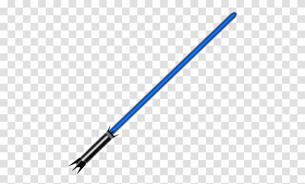 Blue Lightsaber Fiber In Metal Tube, Stick, Brush, Tool, Cane Transparent Png