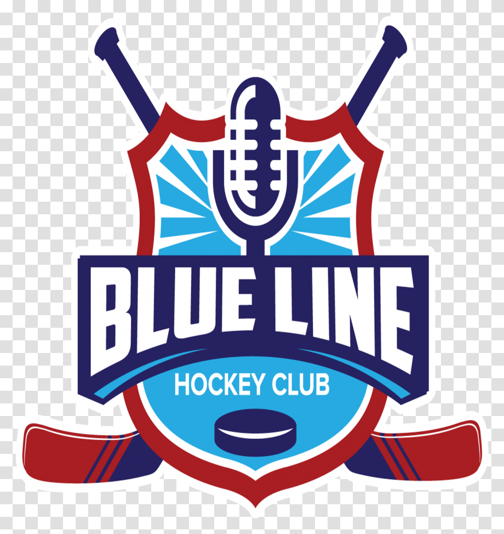 Blue Line Hockey Club, Label, Logo Transparent Png
