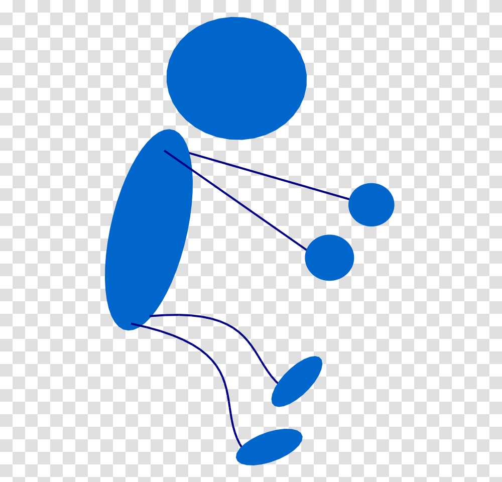 Blue Line Man Svg Clip Arts Stick Man Sitting, Moon, Outer Space, Night, Astronomy Transparent Png