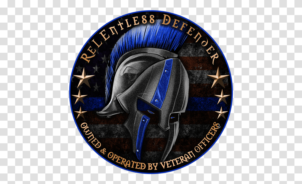 Blue Line Warrior Decal Large 12x 8 Police Tattoo Law Thin Blue Line K9 Shirts, Logo, Symbol, Clothing, Coin Transparent Png