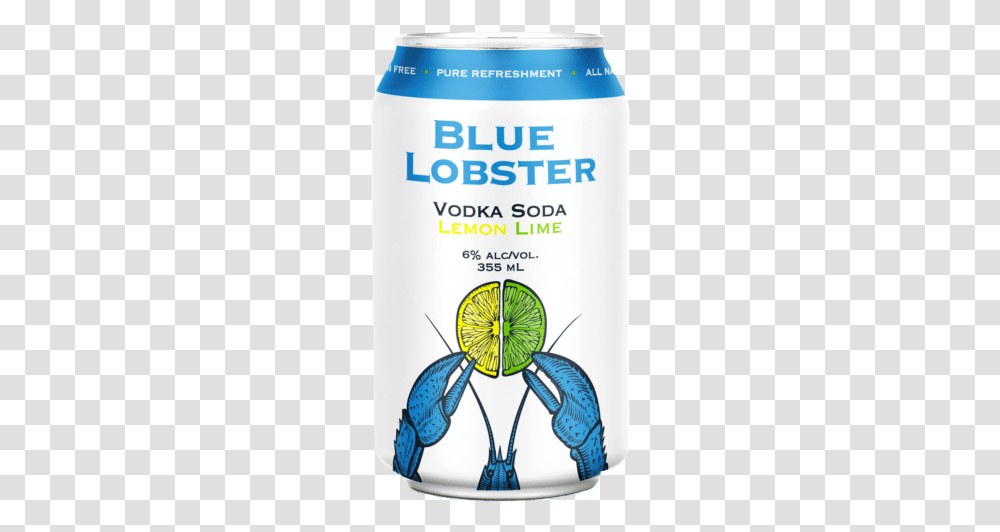 Blue Lobster Vodka Soda, Tin, Can, Spray Can, Aluminium Transparent Png